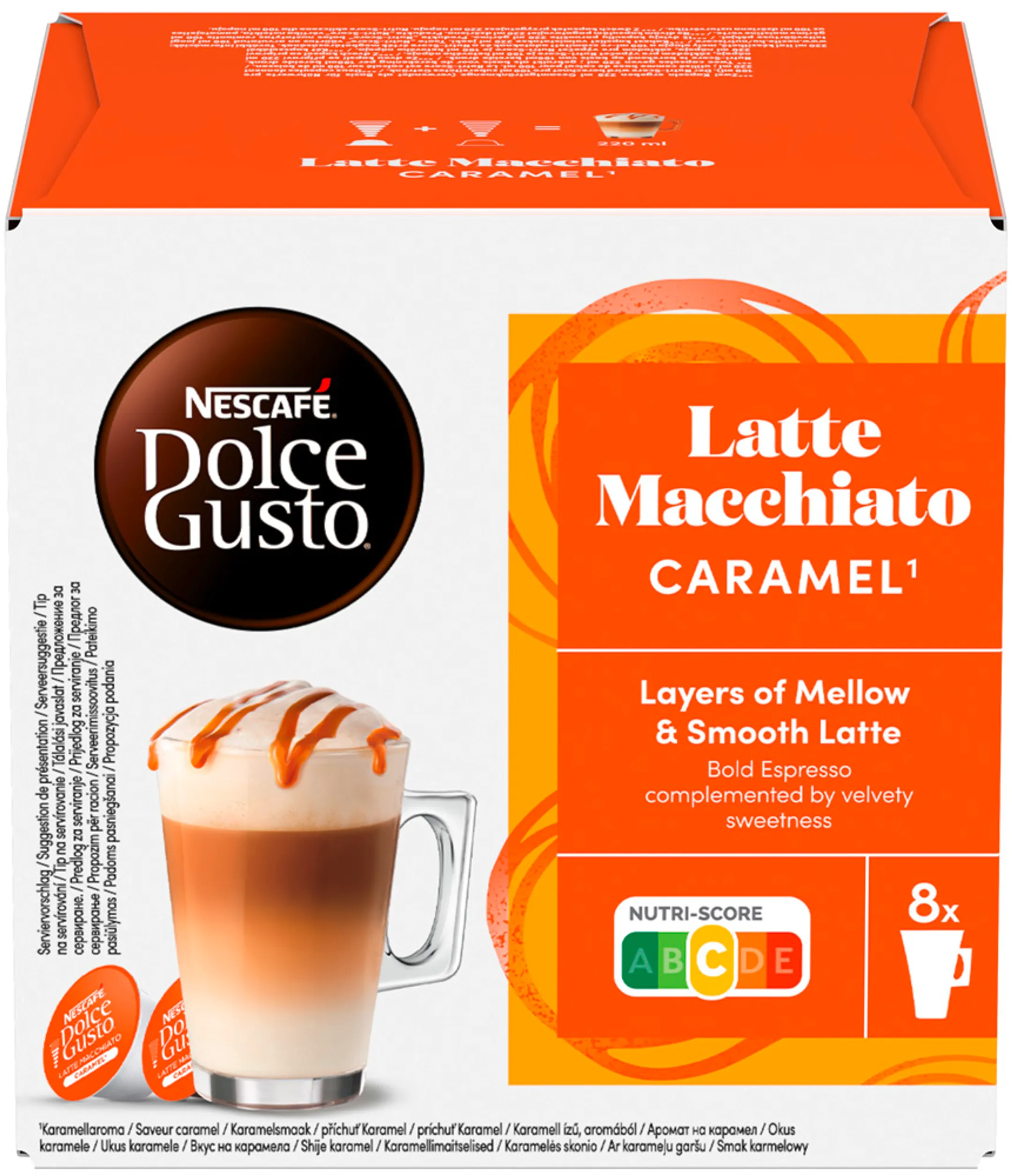 NESCAFÉ Dolce Gusto Latte Macchiato Caramel 16 capsules