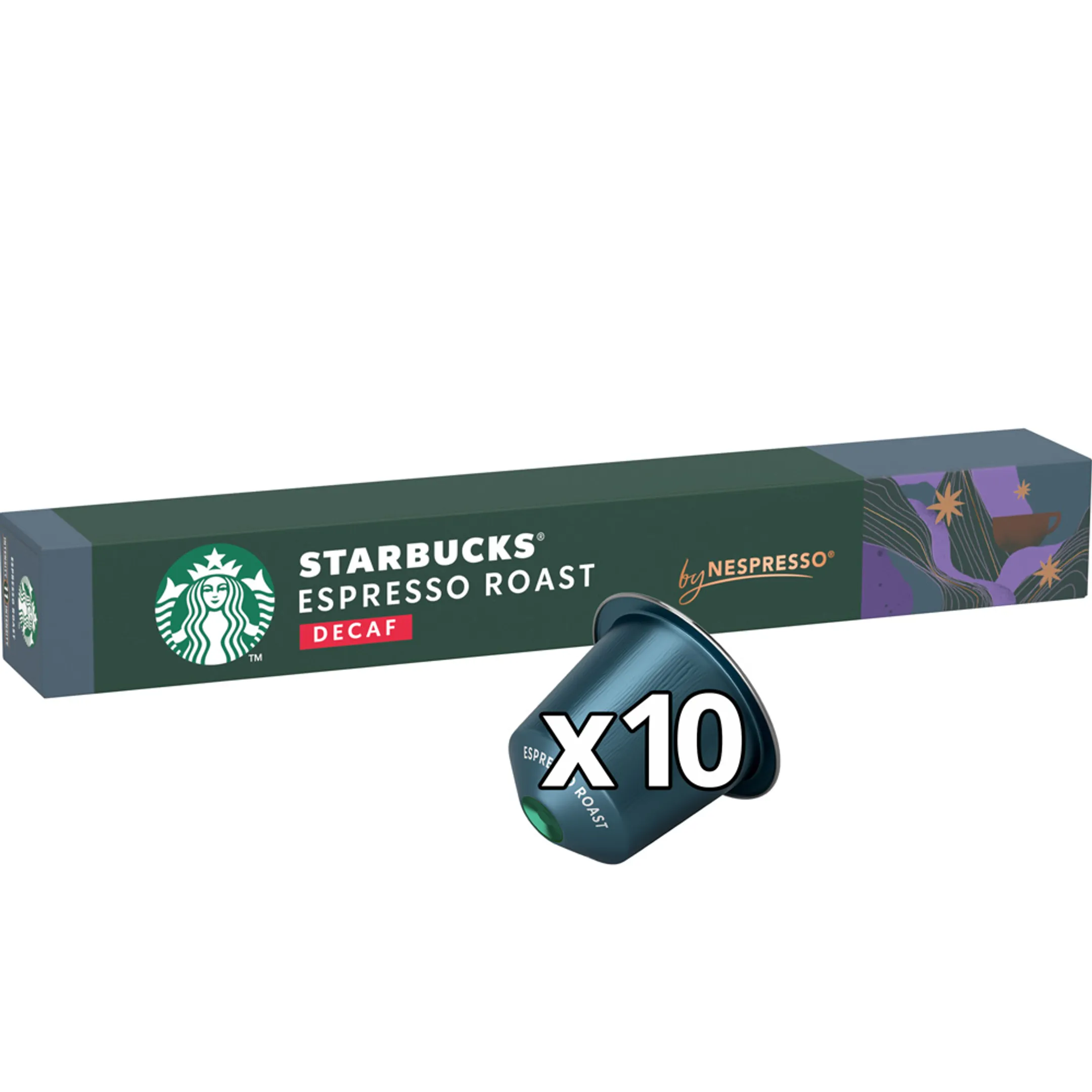 Starbucks by Nespresso Espresso Roast Decaf 10 capsules