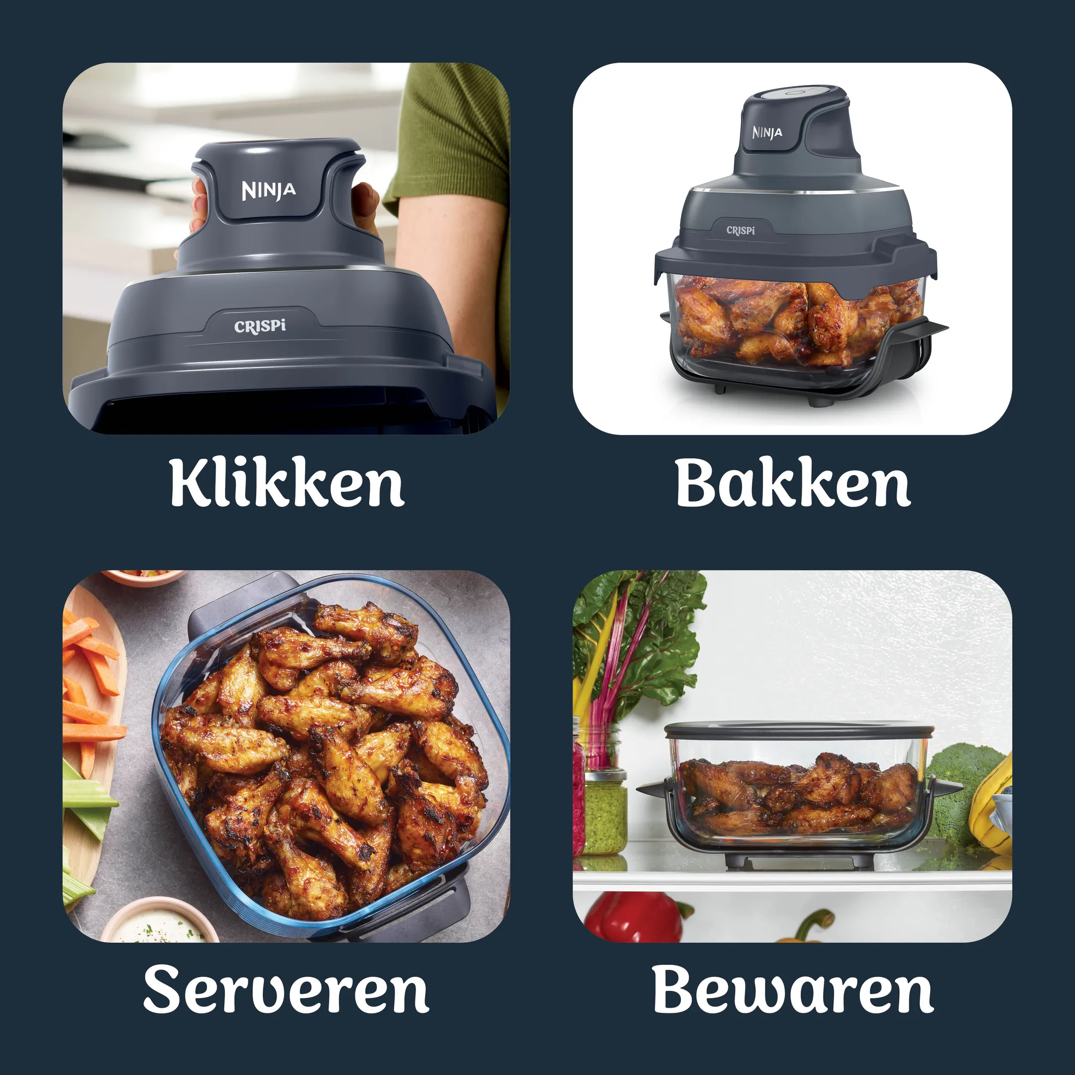 Airfryer CRISPi 4-in-1 FN201EUBL1