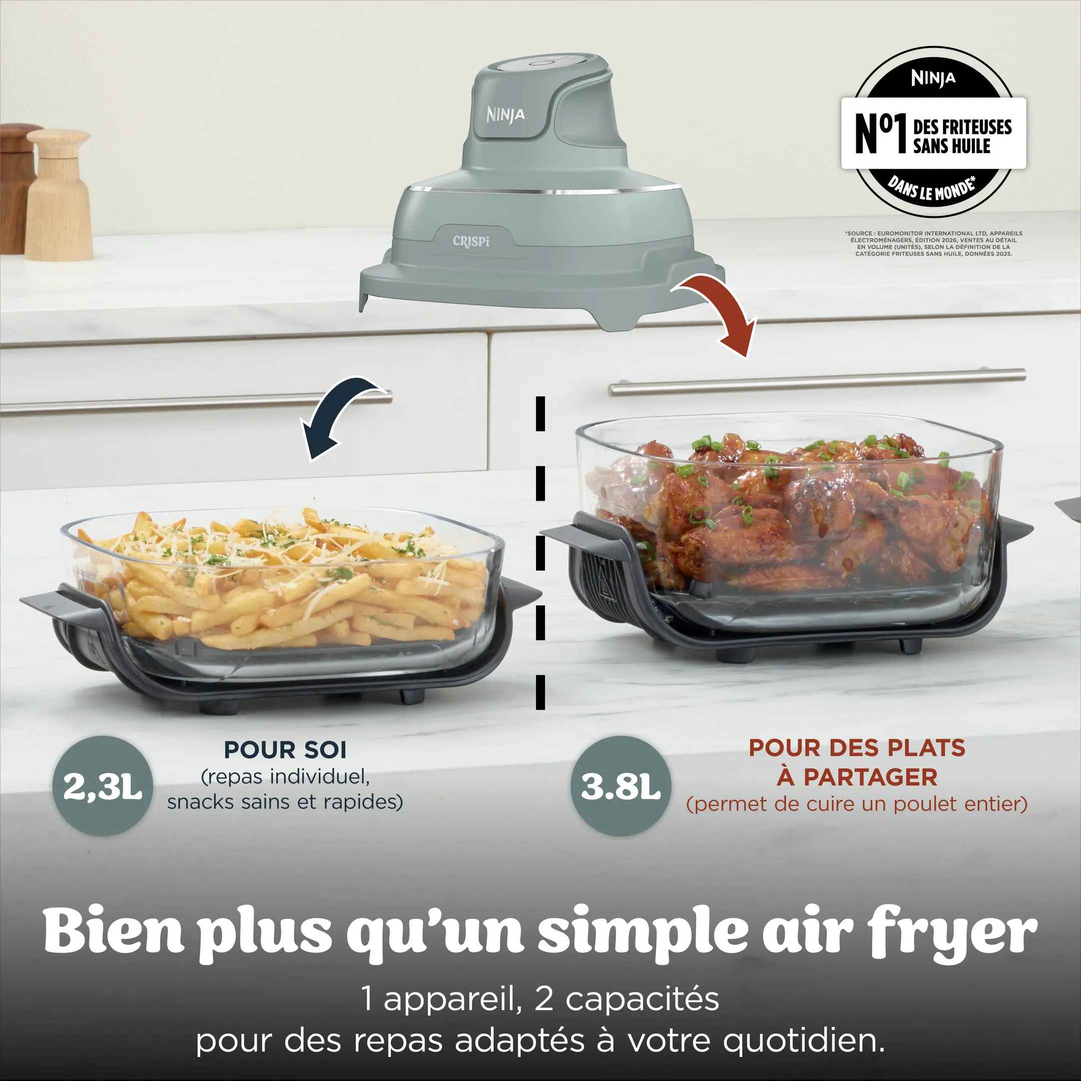 Airfryer CRISPi 4 en 1 FN201EUGN8