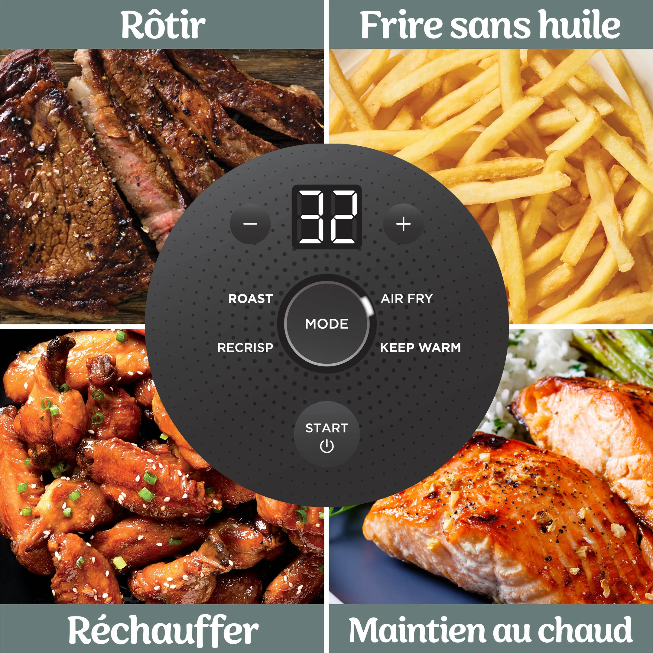Airfryer CRISPi 4 en 1 FN201EUGN8