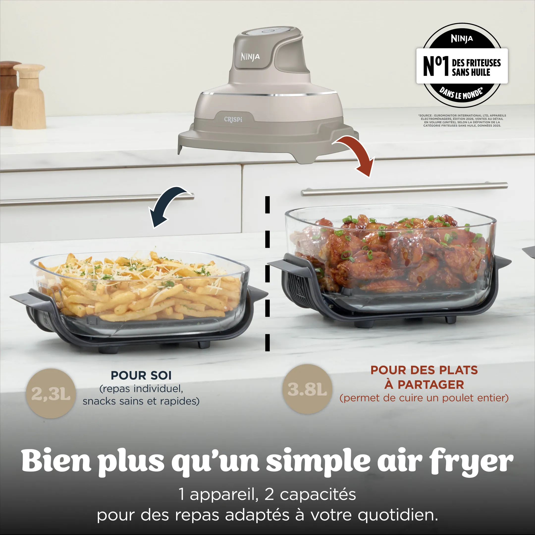 Airfryer CRISPi 4 en 1 FN201EUSD2