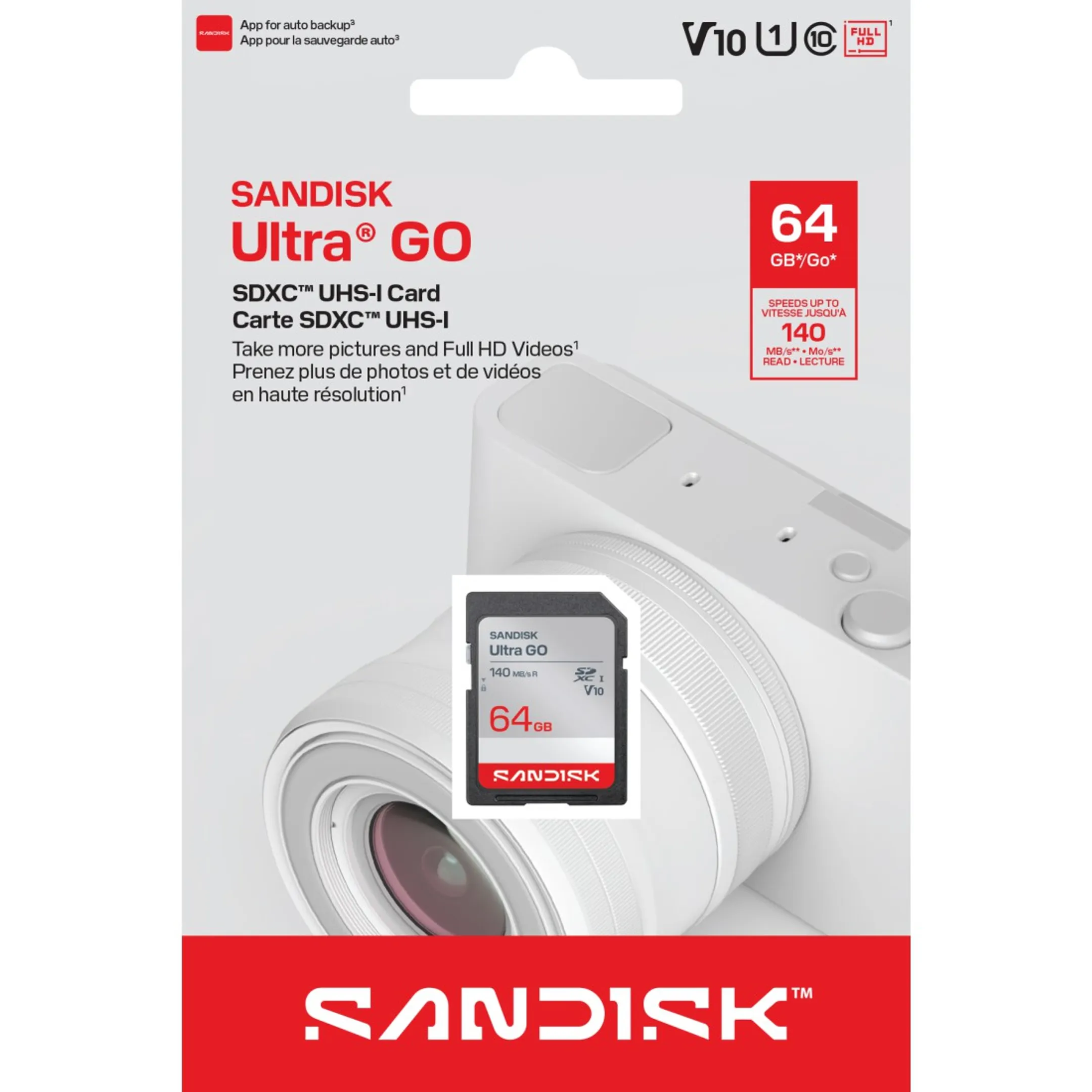 SDXC Ultra GO 64GB - Full HD Video