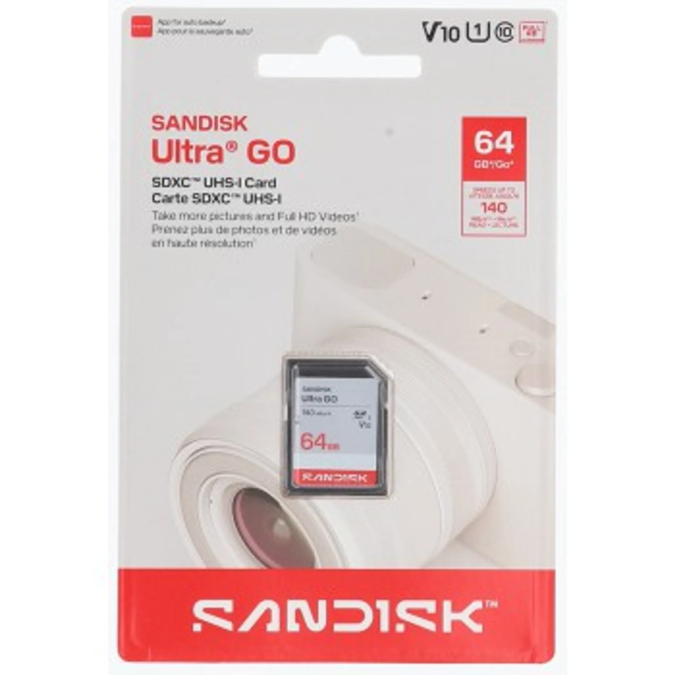 SDXC Ultra GO 64GB - Full HD Video