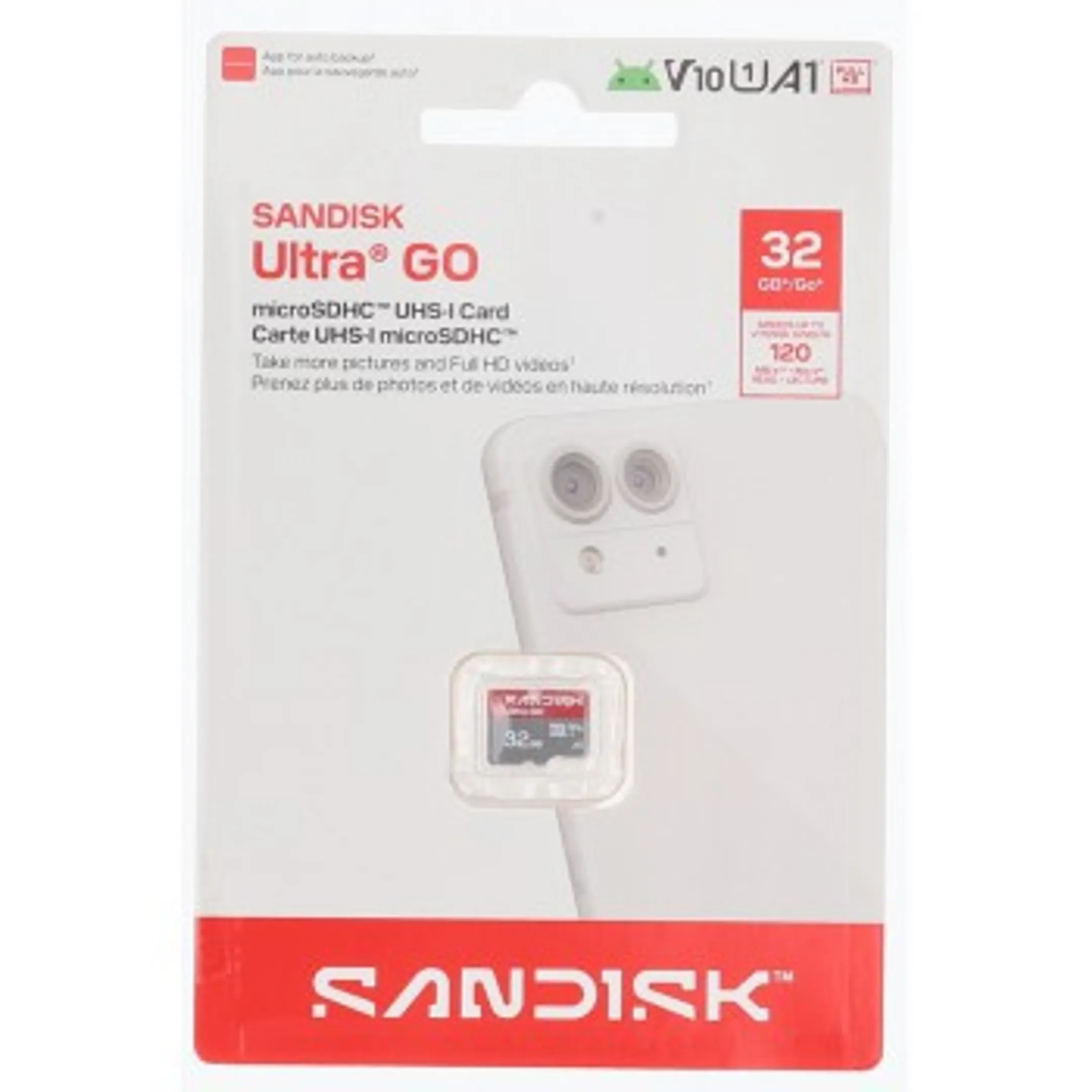 MicroSDHC Ultra GO 32GB