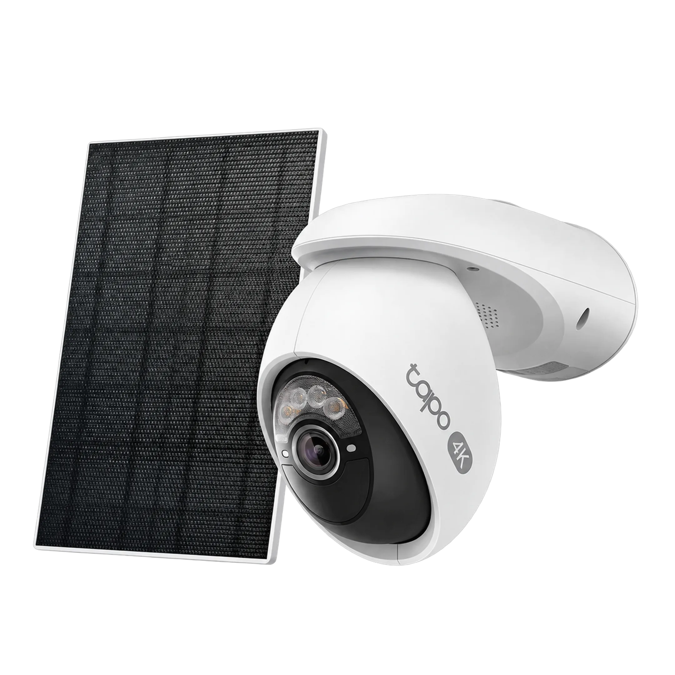 TC92 KIT Draadloze Beveiligingscamera 4K met Zonnepaneel - Wit