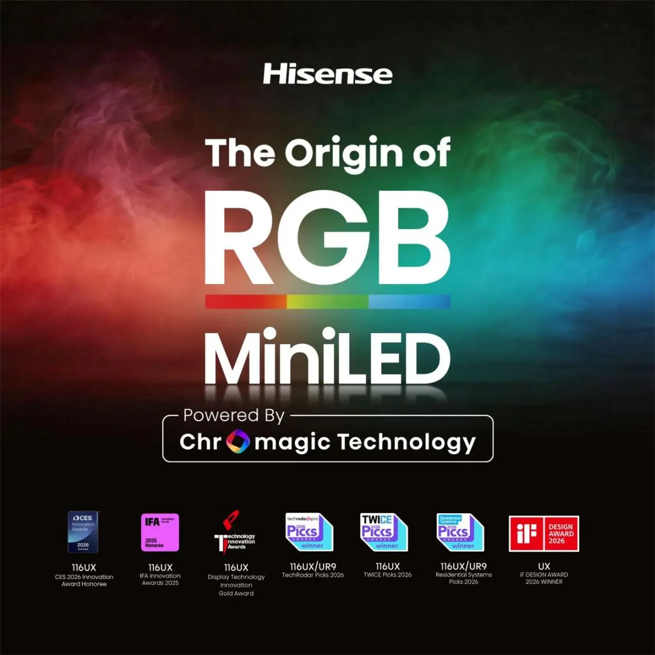 RGB MiniLED 4K TV 75UR8S (2026) - 75 pouces
