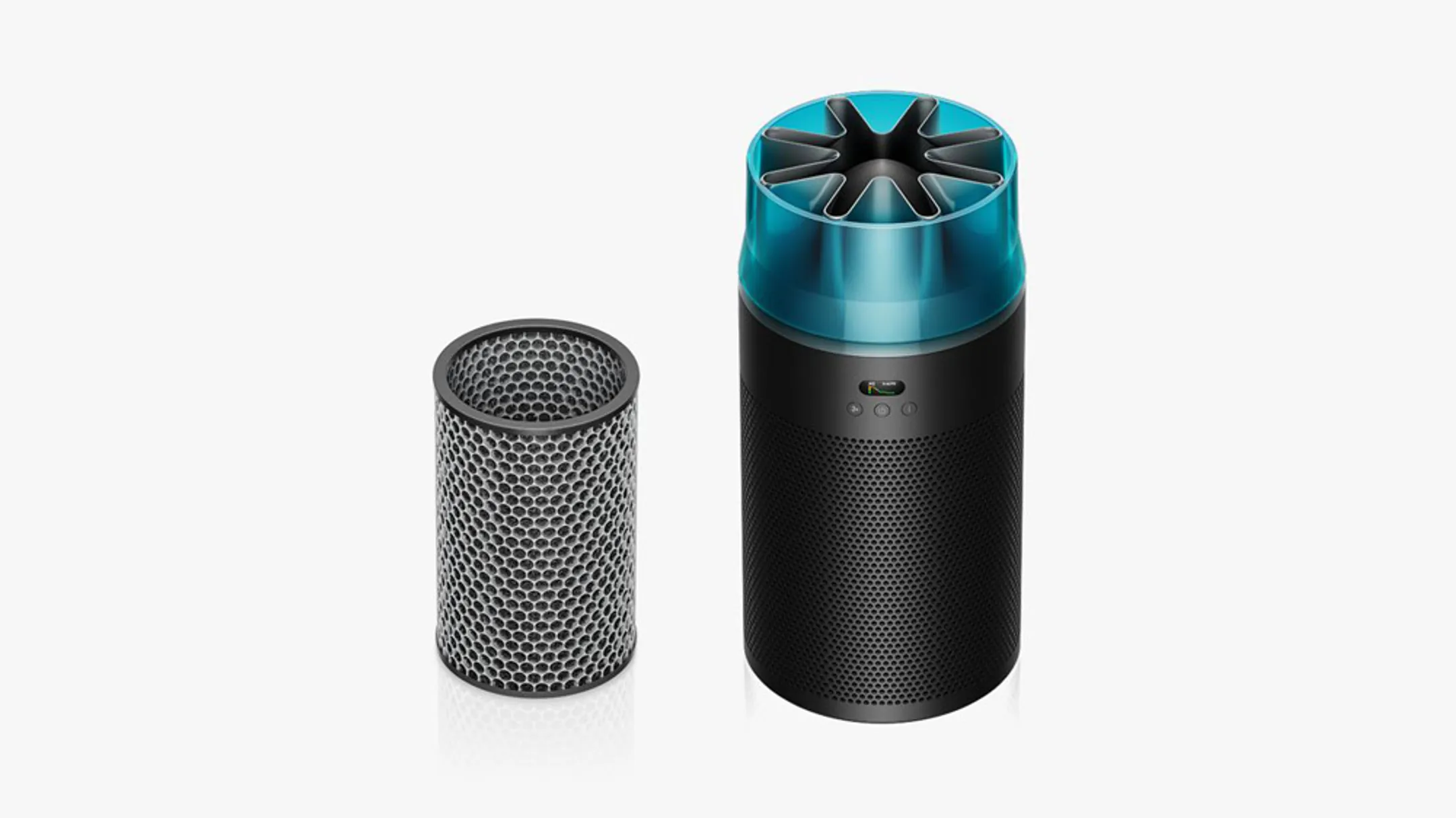 Filtre à charbon actif HushJet 360 pour gaz et odeurs