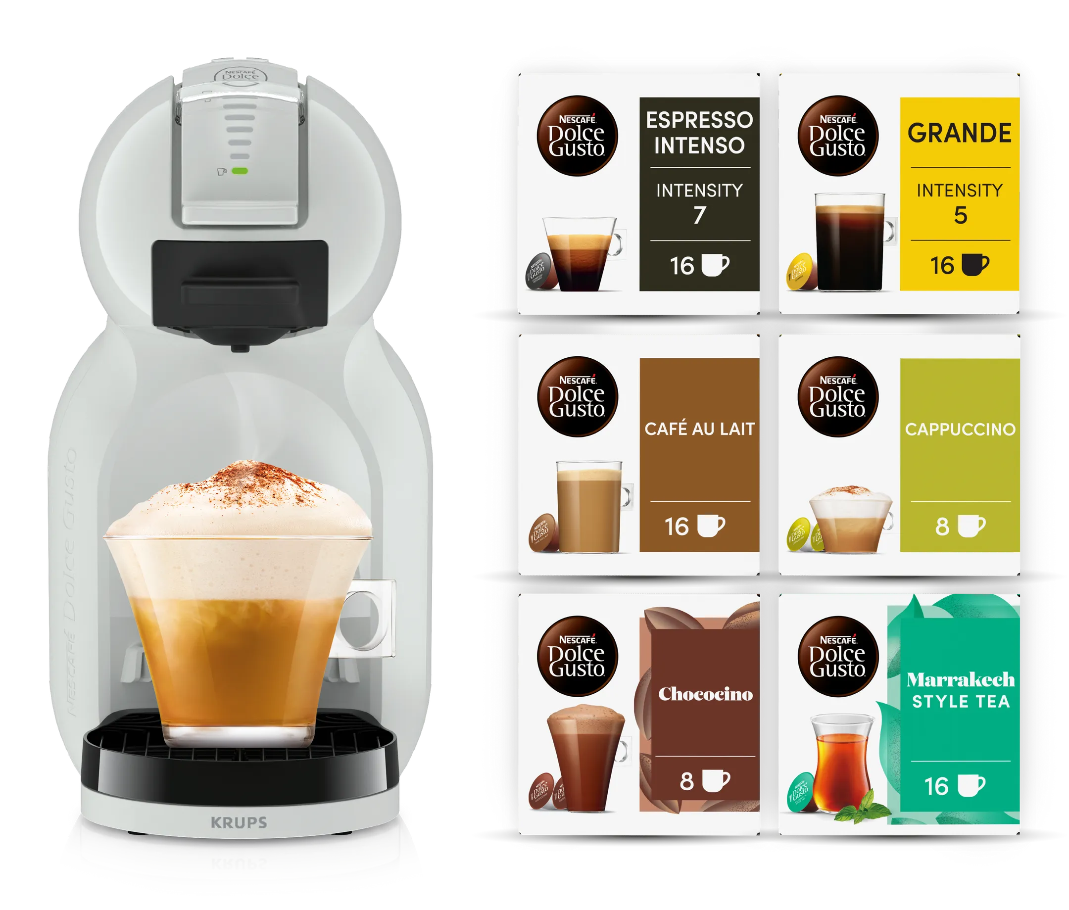 Machine à café NESCAFÉ Dolce Gusto Mini Me 2 YY5999FD + 6 boîtes