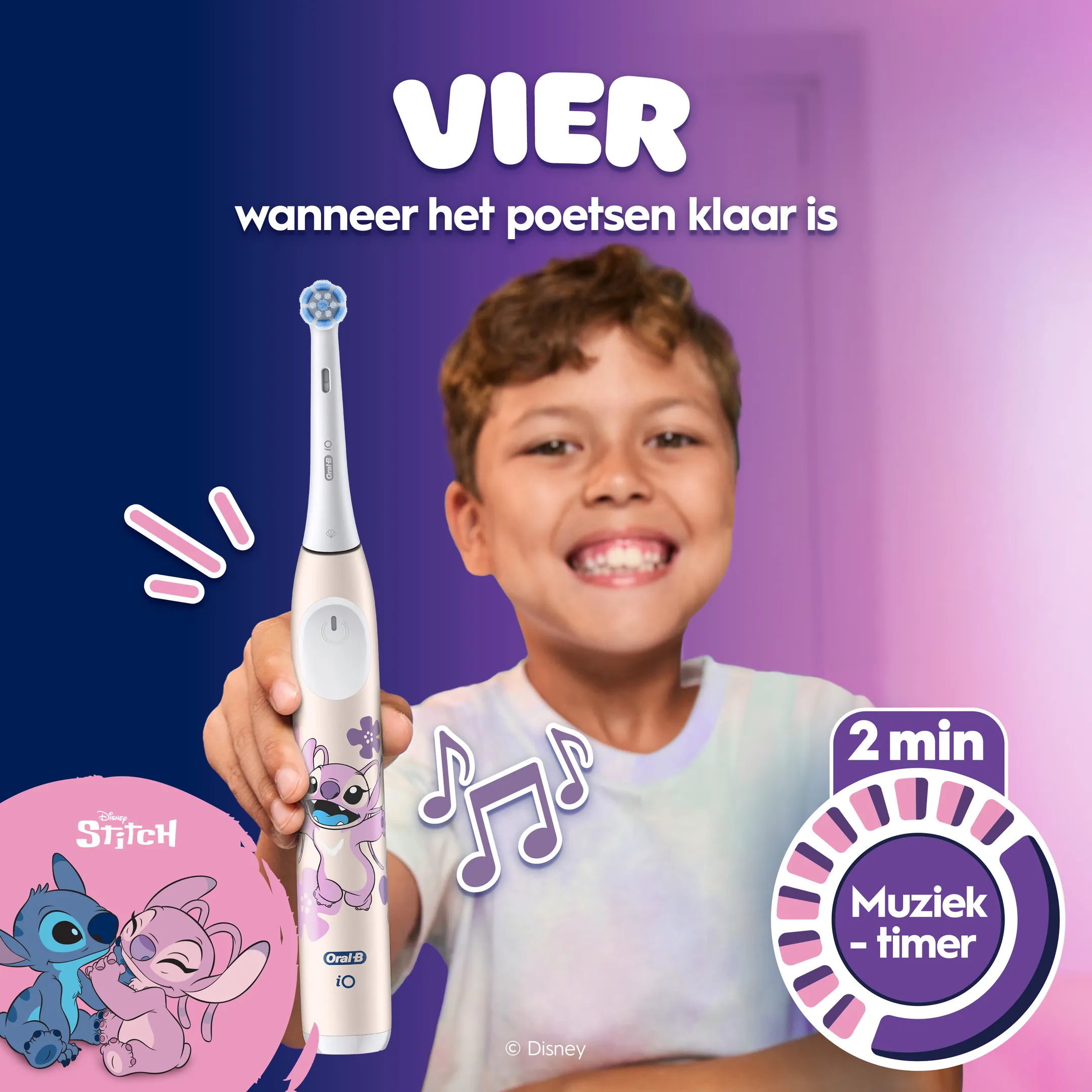 Elektrische tandenborstel iO Kids 6+ Angel