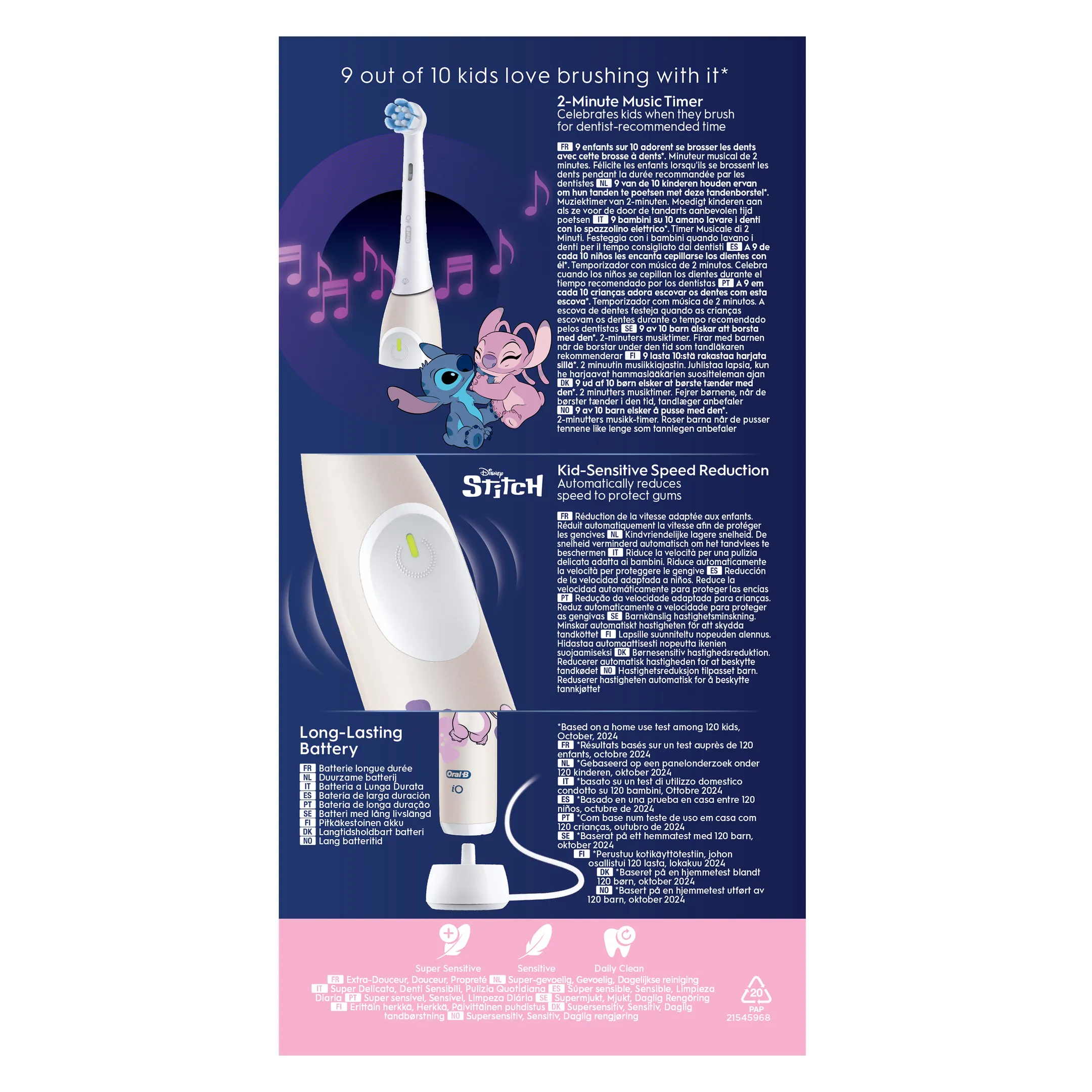 Brosse à dents électrique iO Kids 6+ Angel