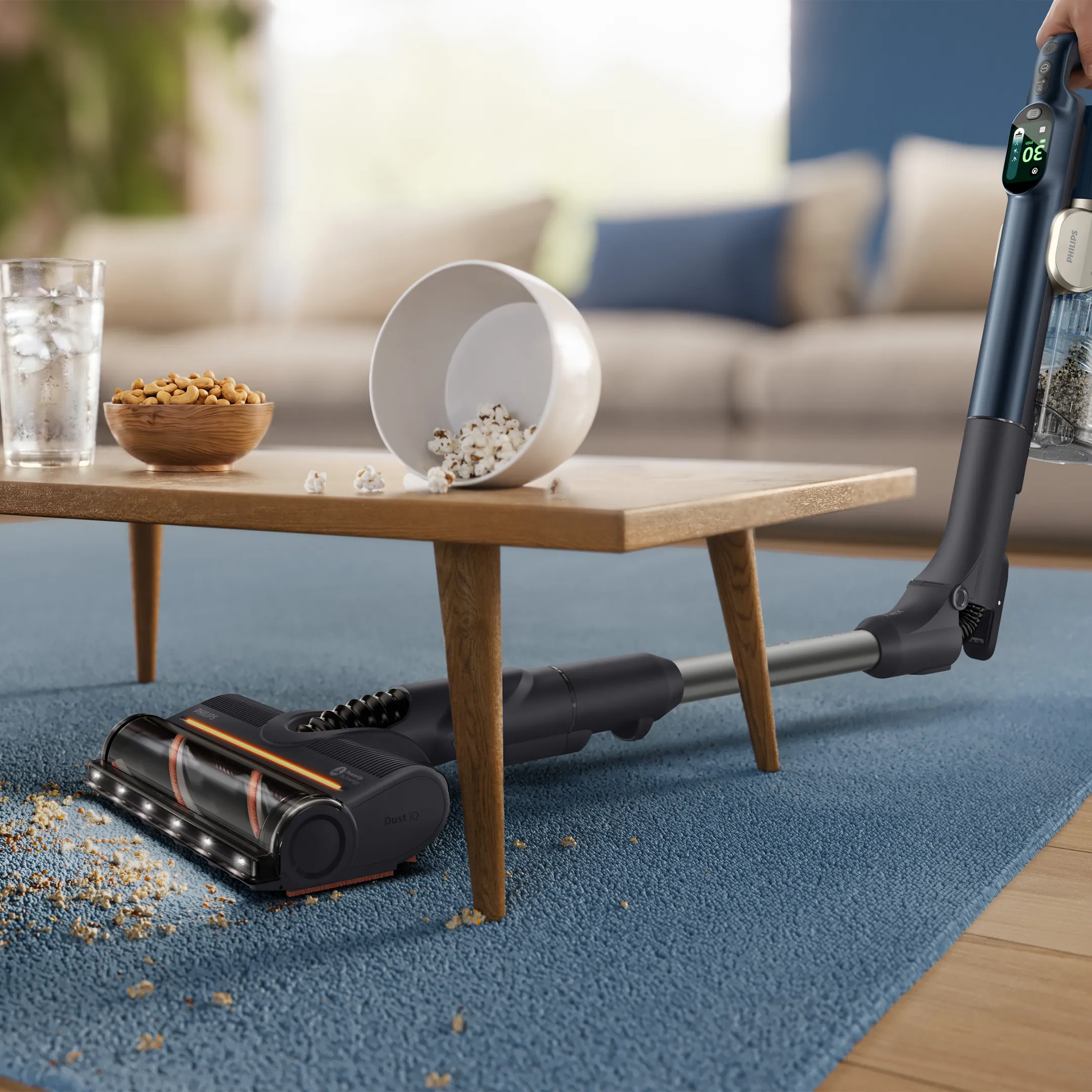 Aspirateur balai PowerUp IQ 80 Aqua+ Complete XC8384/10
