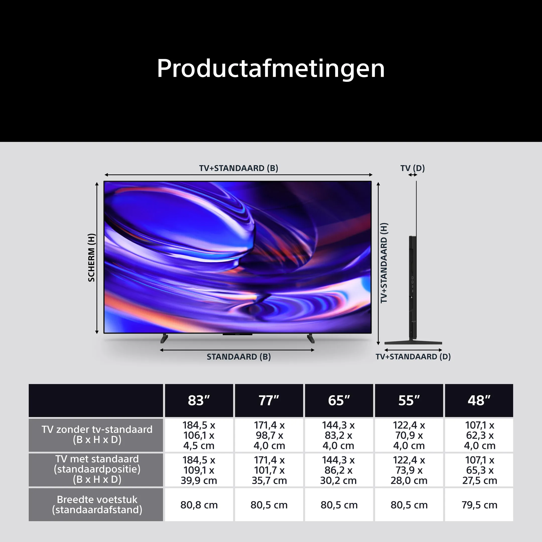 OLED 4K TV Bravia 6 K48A69PB (2026) - 48 inch