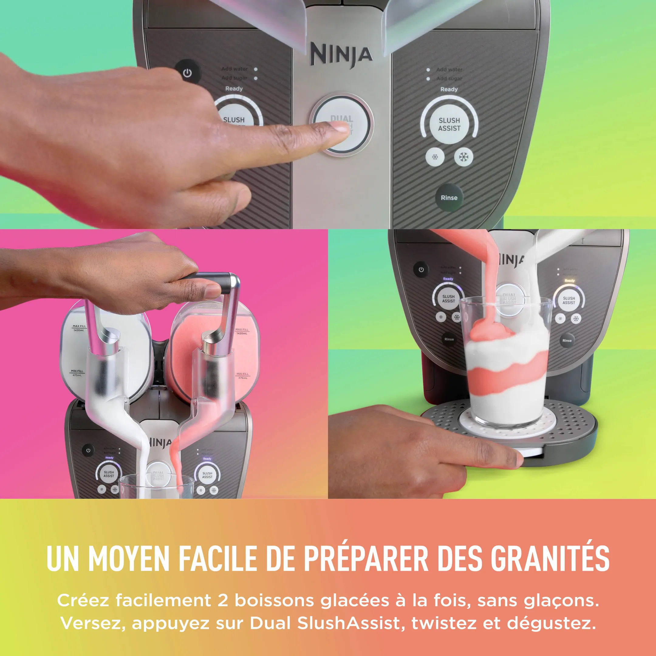 Machine à boissons glacées Twist FS702EUBR