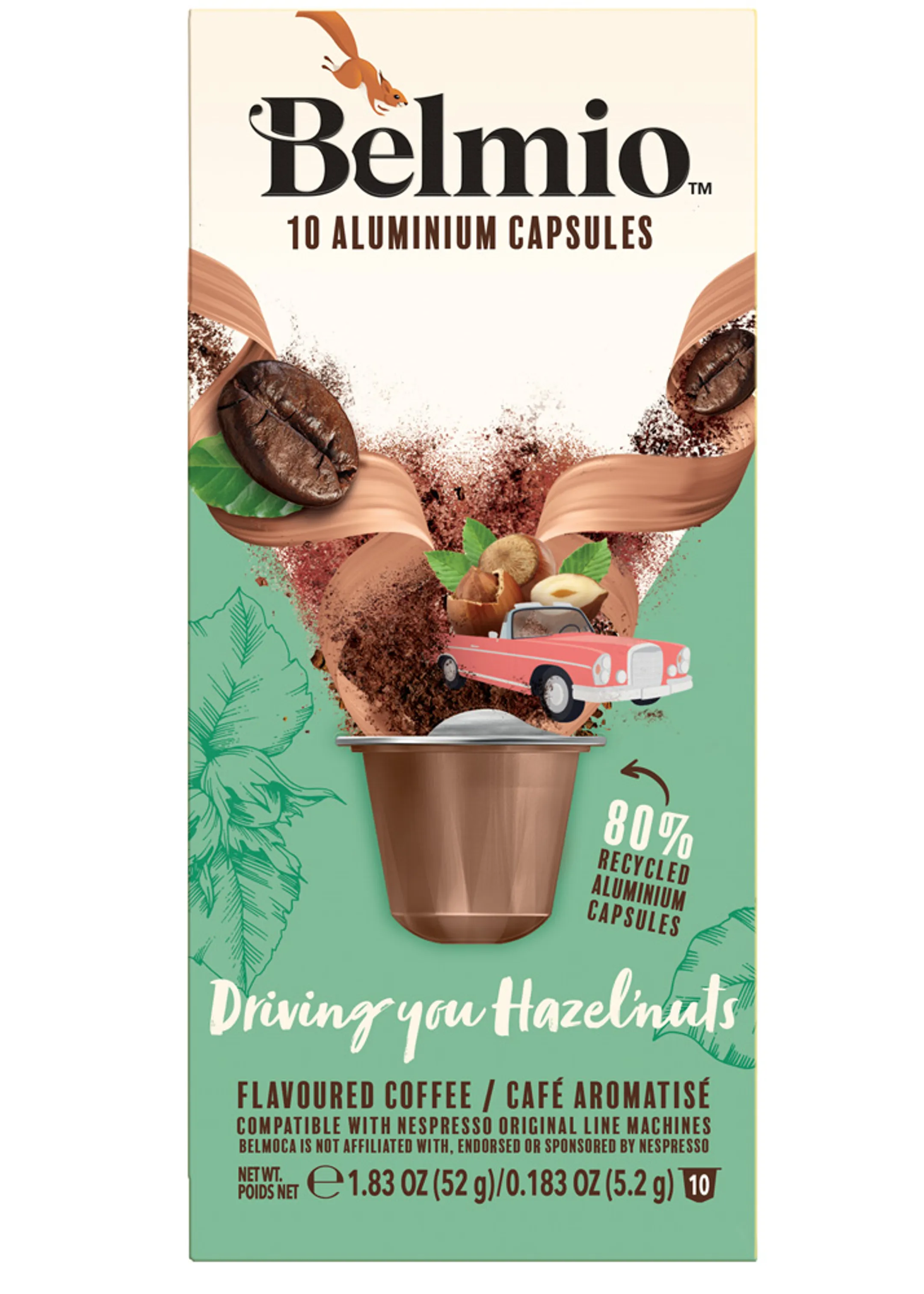 Driving you Hazelnuts - 10 capsules
