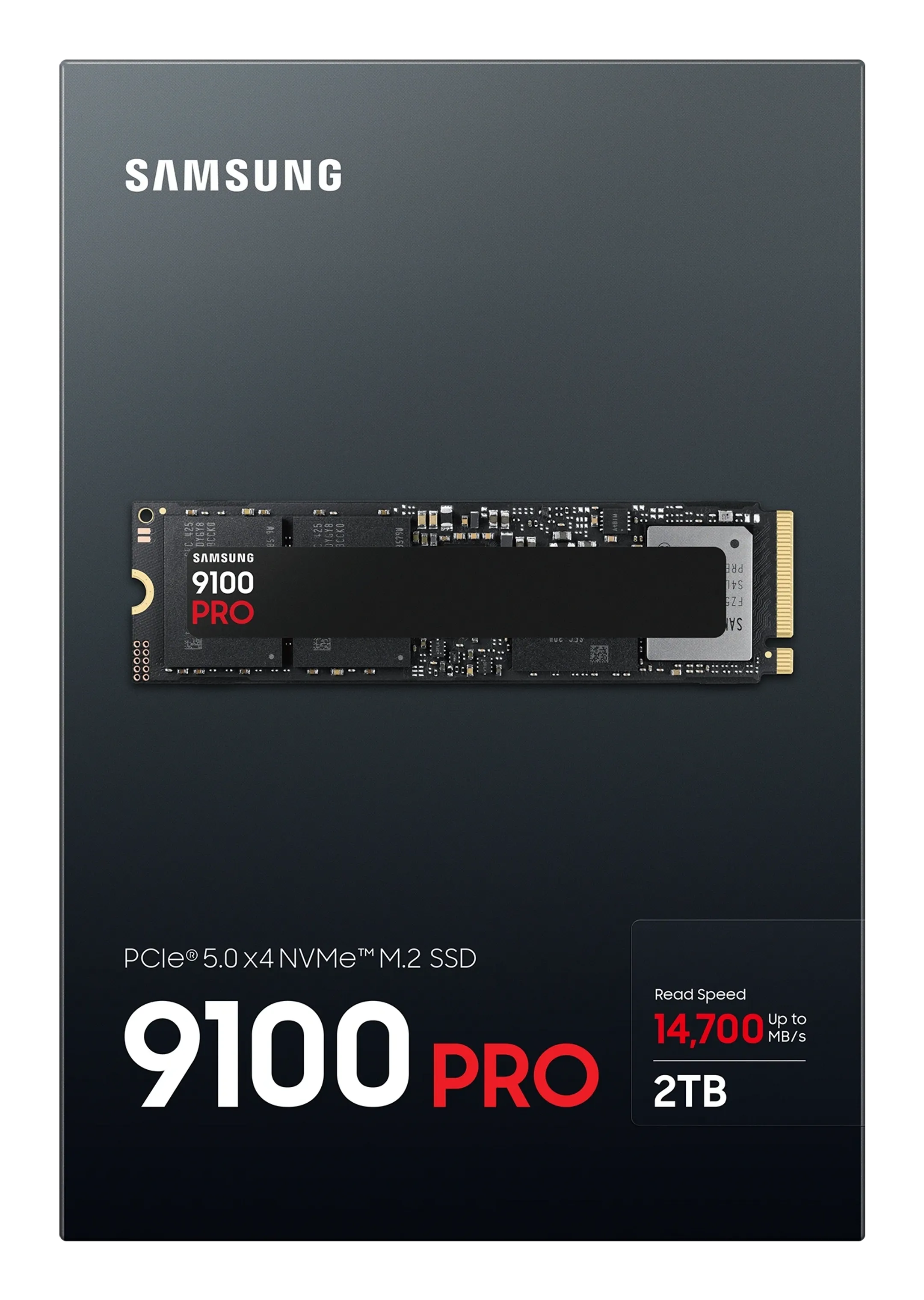 9100 PRO PCIe 5.0 x4 NVMe™ M.2 SSD 2TB