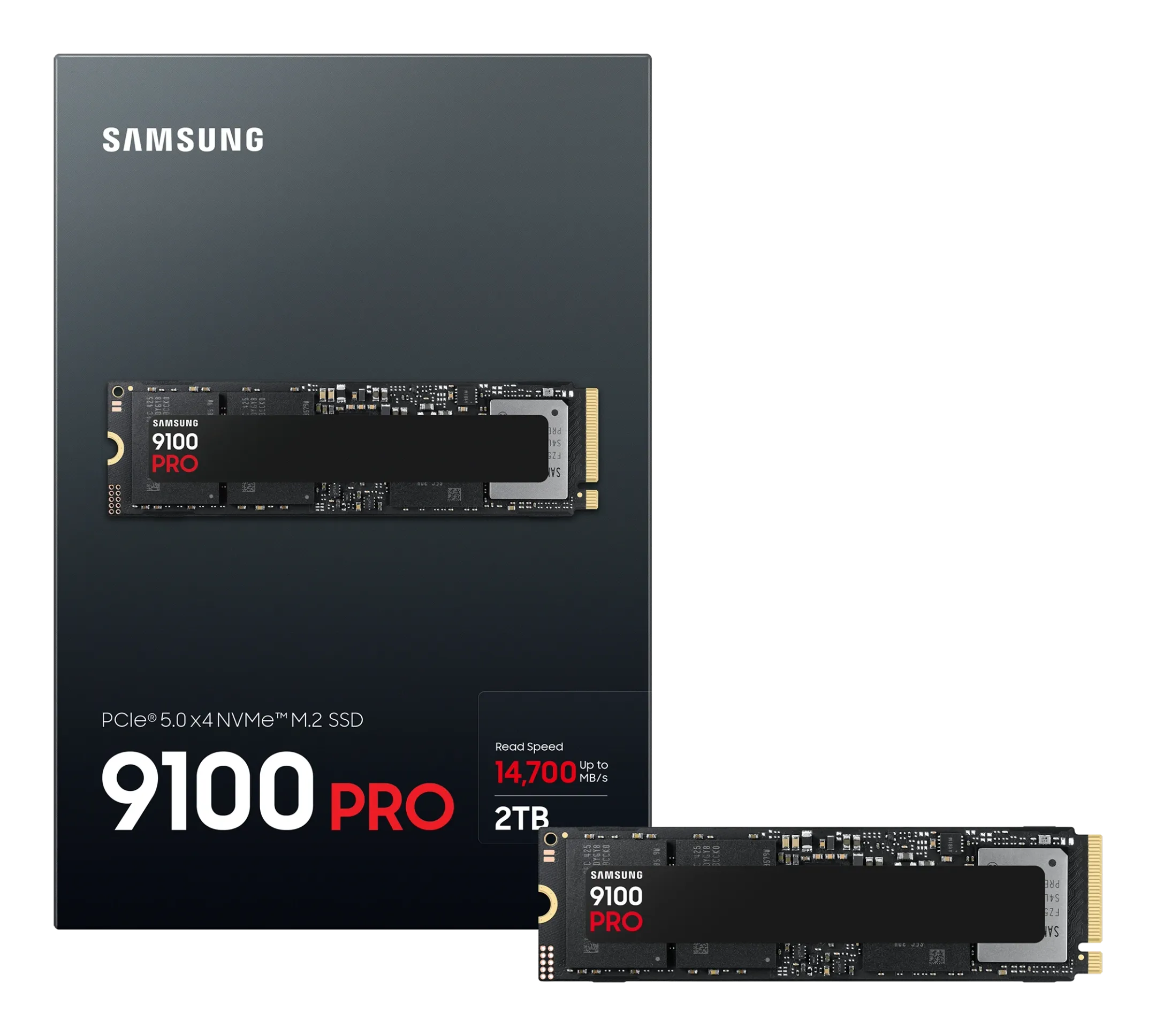 9100 PRO PCIe 5.0 x4 NVMe™ M.2 SSD 2TB