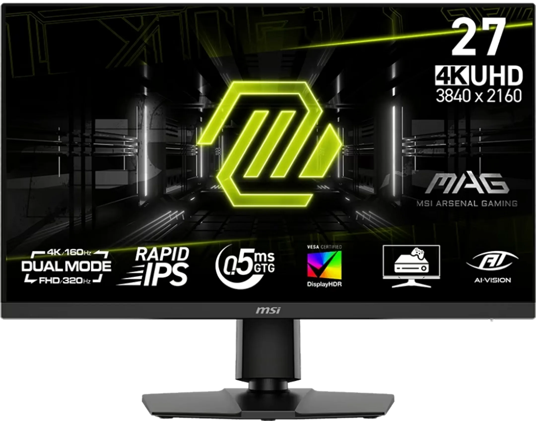 MAG 272URDF E16 Noir Gaming - 27" 4K Ultra HD