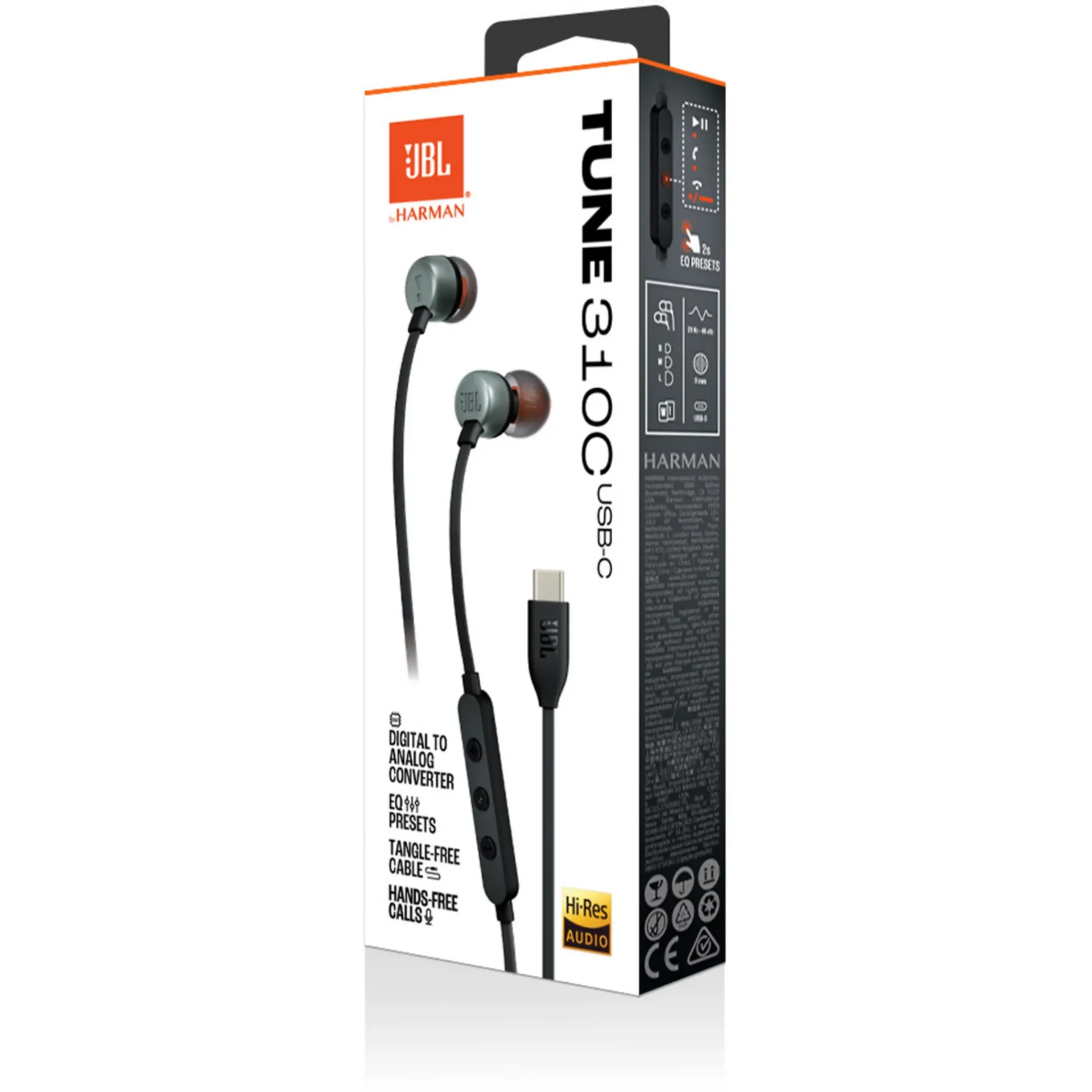 Ecouteurs Tune 310C USB-C In-ear - Noir