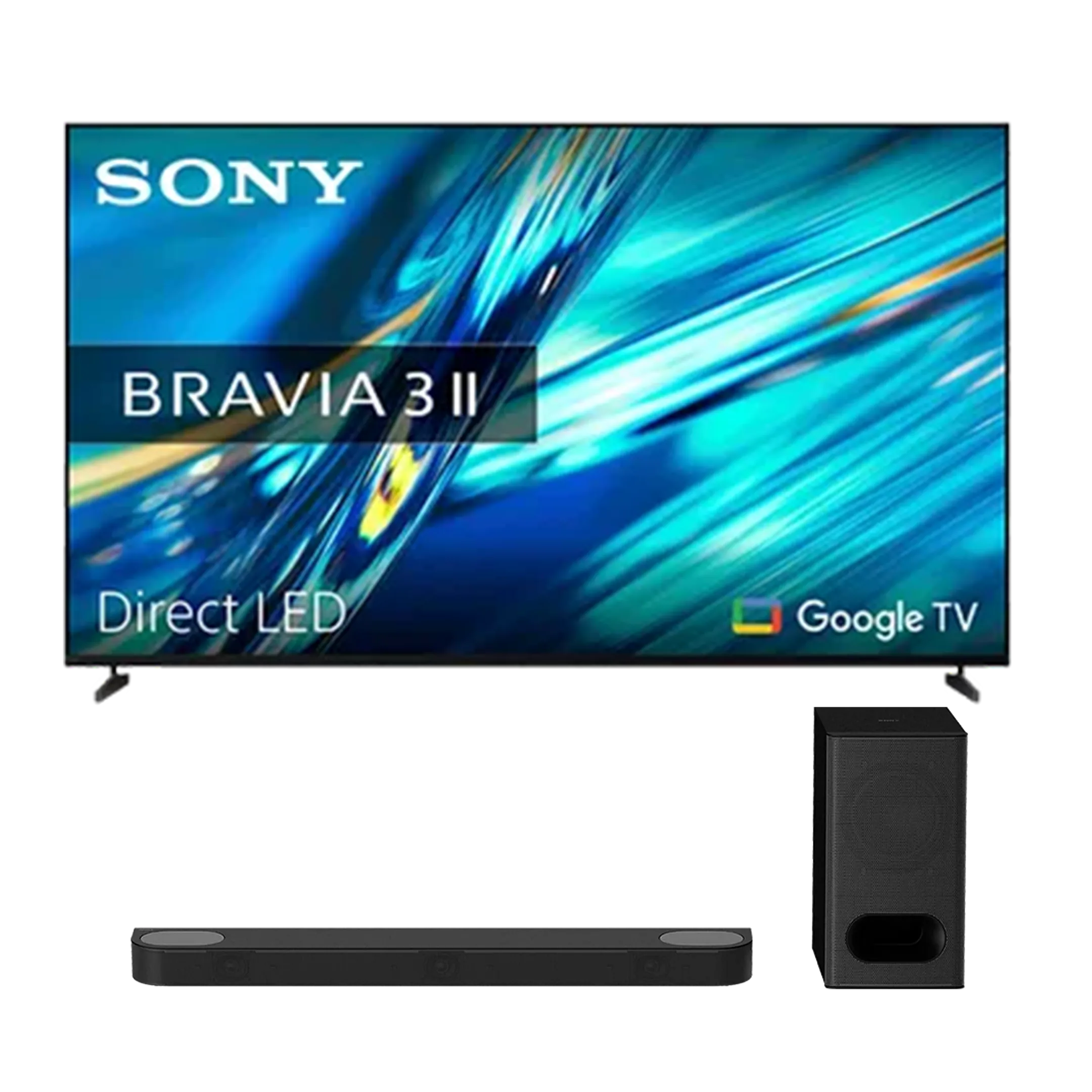 Bundel - LED 4K TV BRAVIA 3 || K65XR39M2PB (2026) - 65 inch + BRAVIA Theatre Bar 6 Soundbar