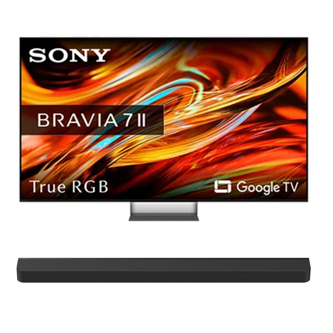 Sony Bundel - RGB LED 4K TV BRAVIA 7 || K65XR79M2B (2026) - 65 inch + Bravia Theatre Bar 9 soundbar - 7.0.2 kanalen