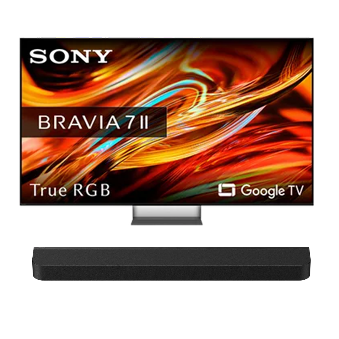 Sony Bundel - RGB LED 4K TV BRAVIA 7 || K75XR79M2PB (2026) - 75 inch + Bravia Theatre Bar 9 soundbar - 7.0.2 kanalen