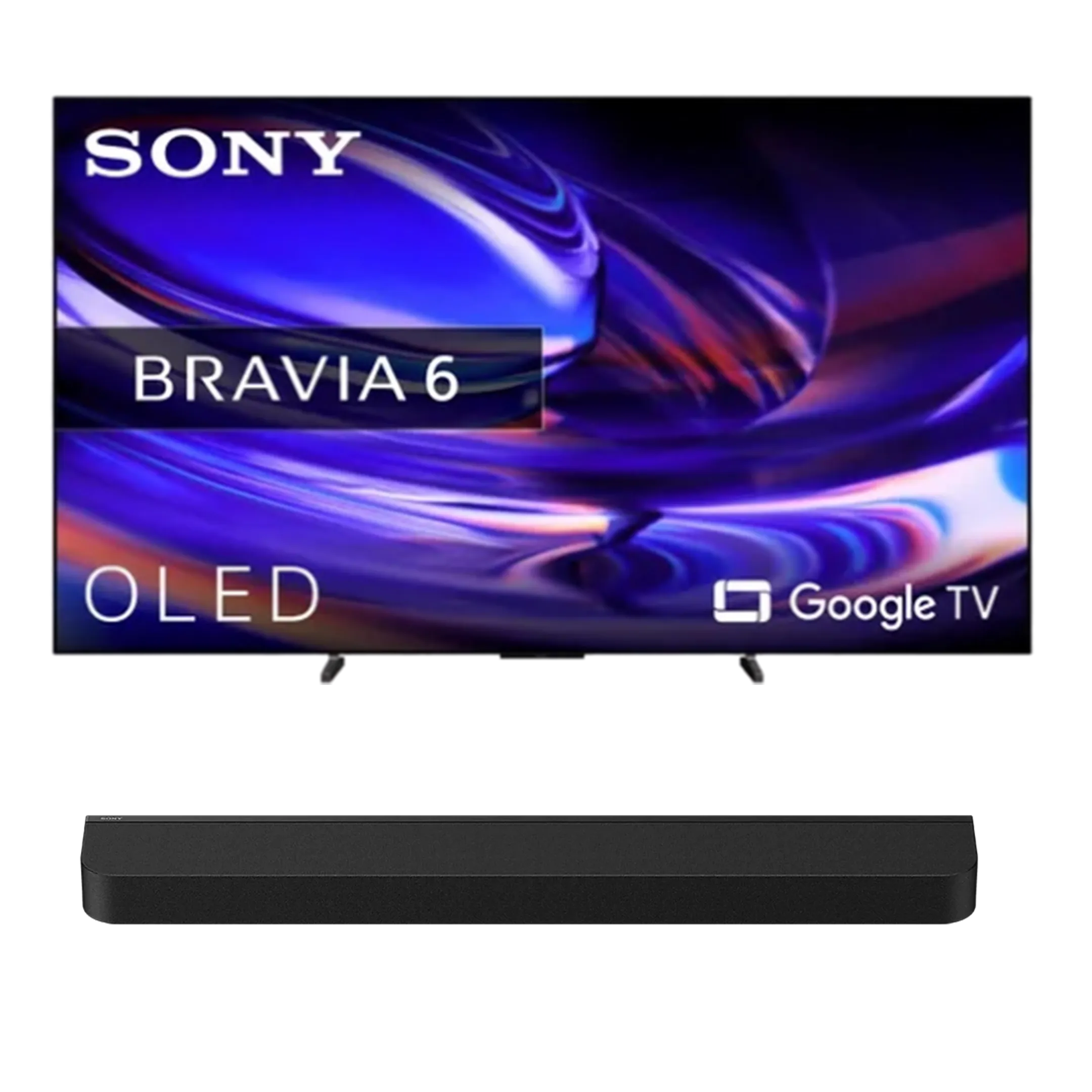Bundle - OLED 4K TV Bravia 6 K55A69PB (2026) - 55 pouces + Barre de son Bravia Theatre Bar 7 - Noir