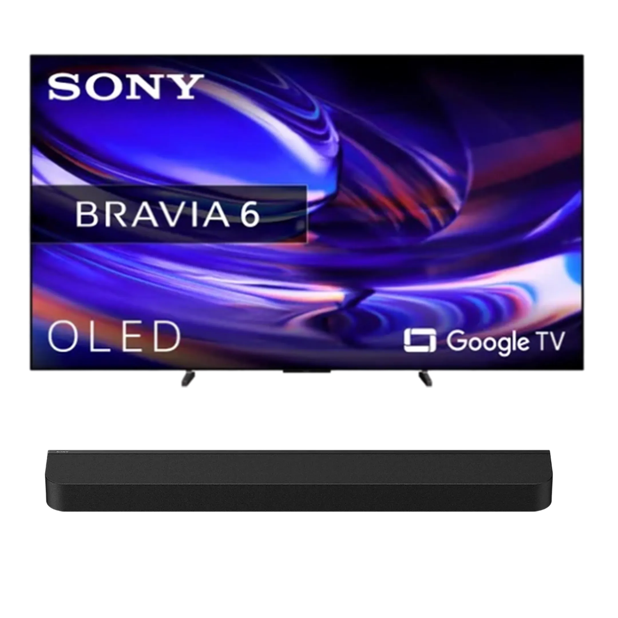 Bundle - OLED 4K TV Bravia 6 K65A69PB (2026) - 65 pouces + Barre de son Bravia Theatre Bar 7 - Noir