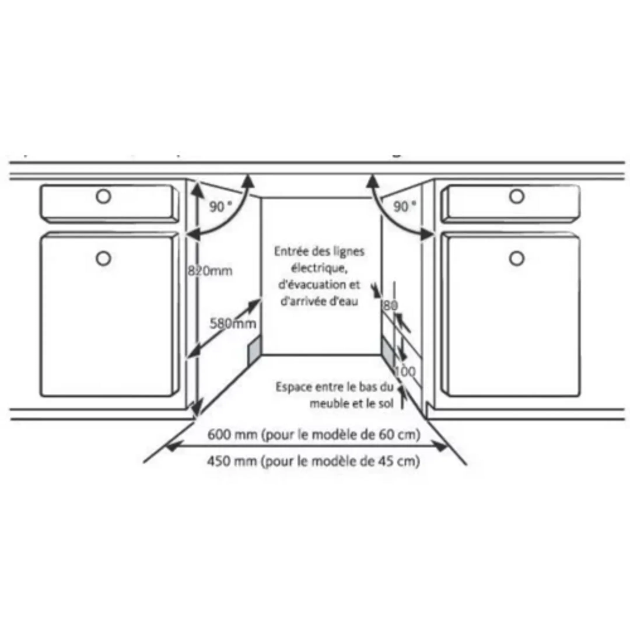 Lave-vaisselle encastrable LVI47 L2f 