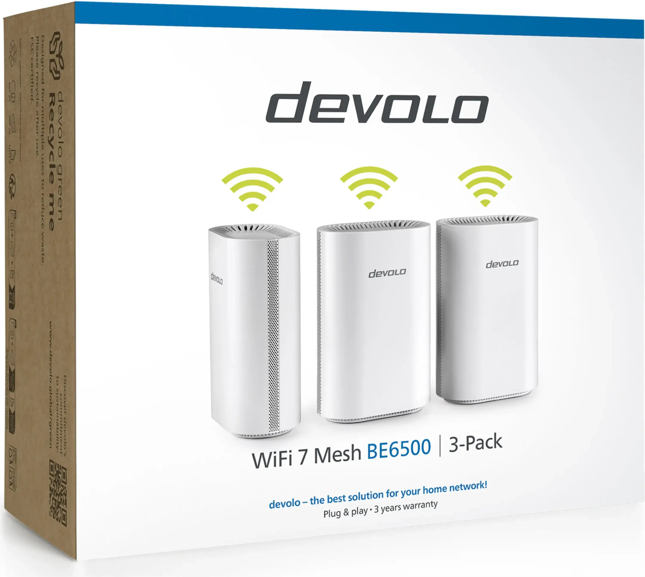 WiFi 7 Mesh BE6500 (3-Pack)