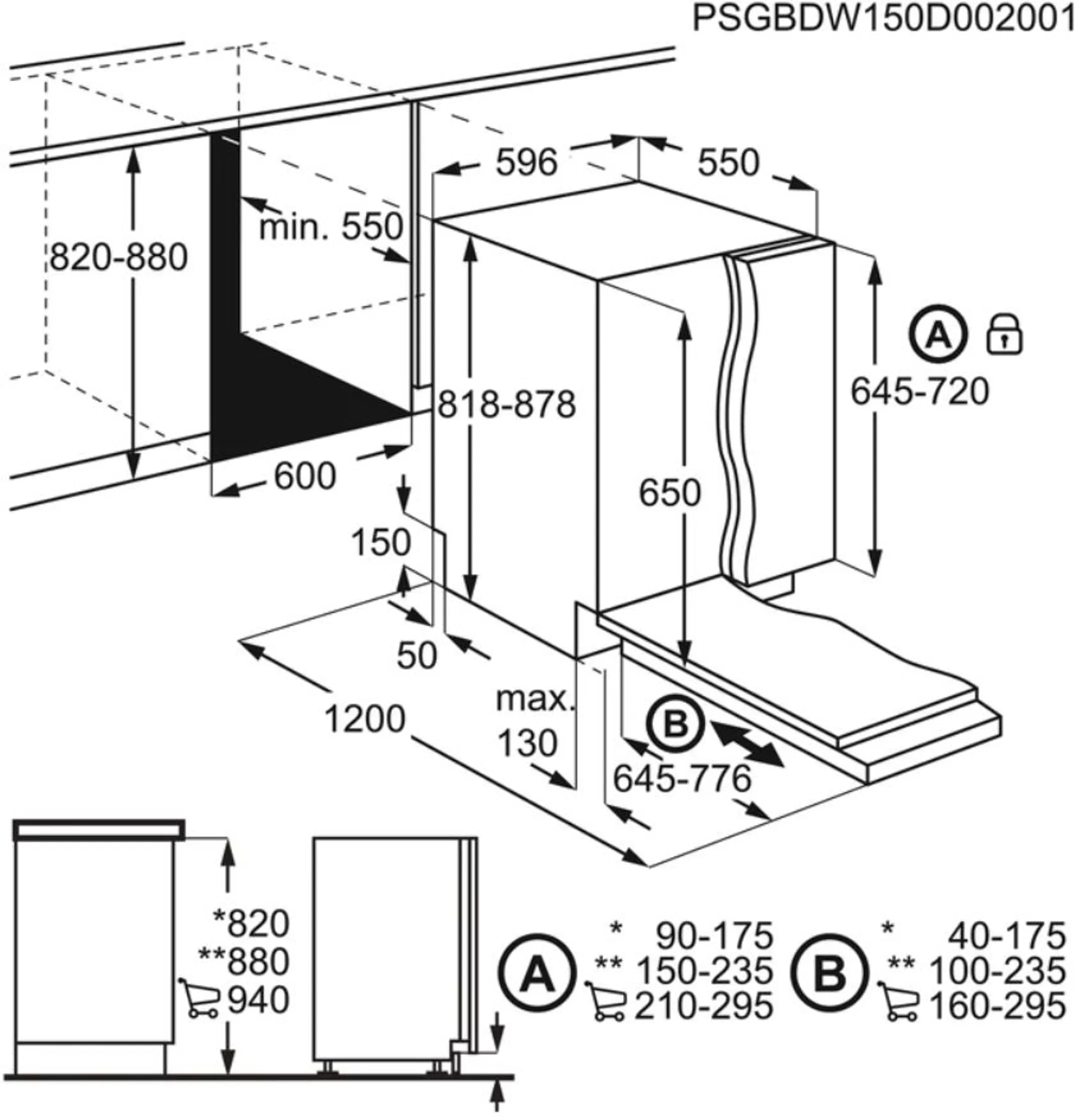 Lave-vaisselle FSB53607Z QuickSelect Airdry