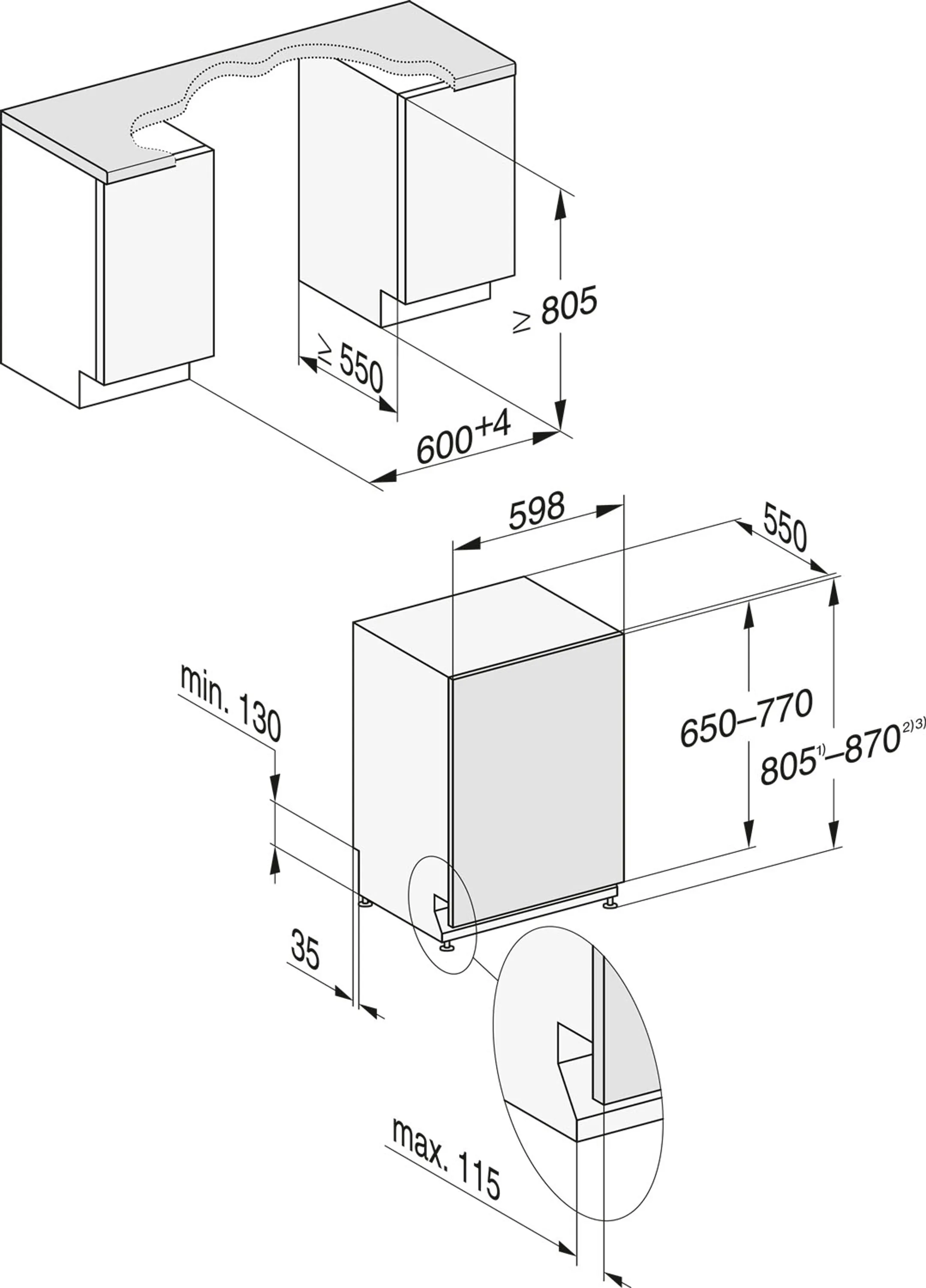 Lave-vaisselle encastrable G 7080 SCVi AutoDos