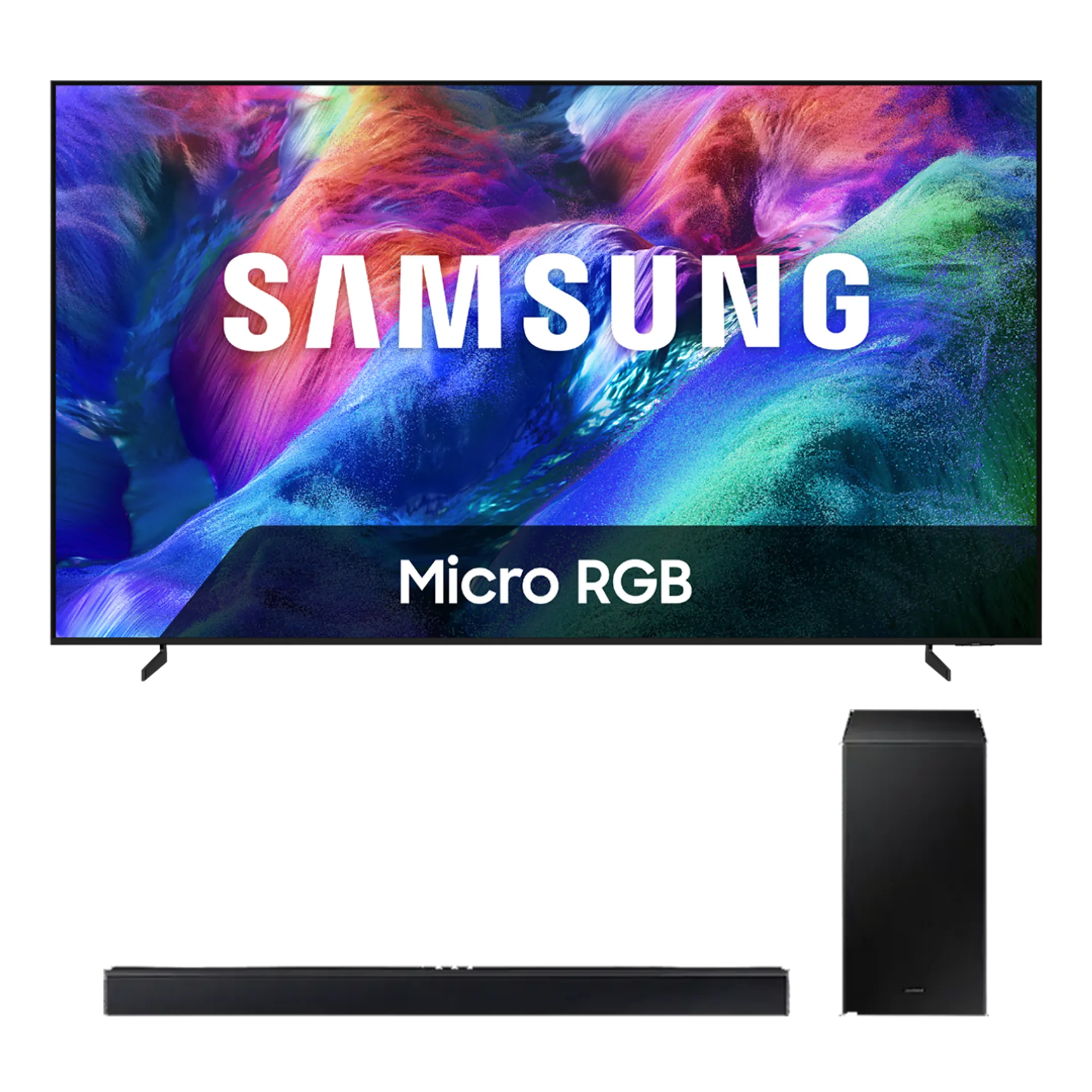 Bundel - Micro RGB 4K TV MRE85R85HAUXXN (2026) - 85 inch + HW-C450 soundbar - 2.1 kanalen