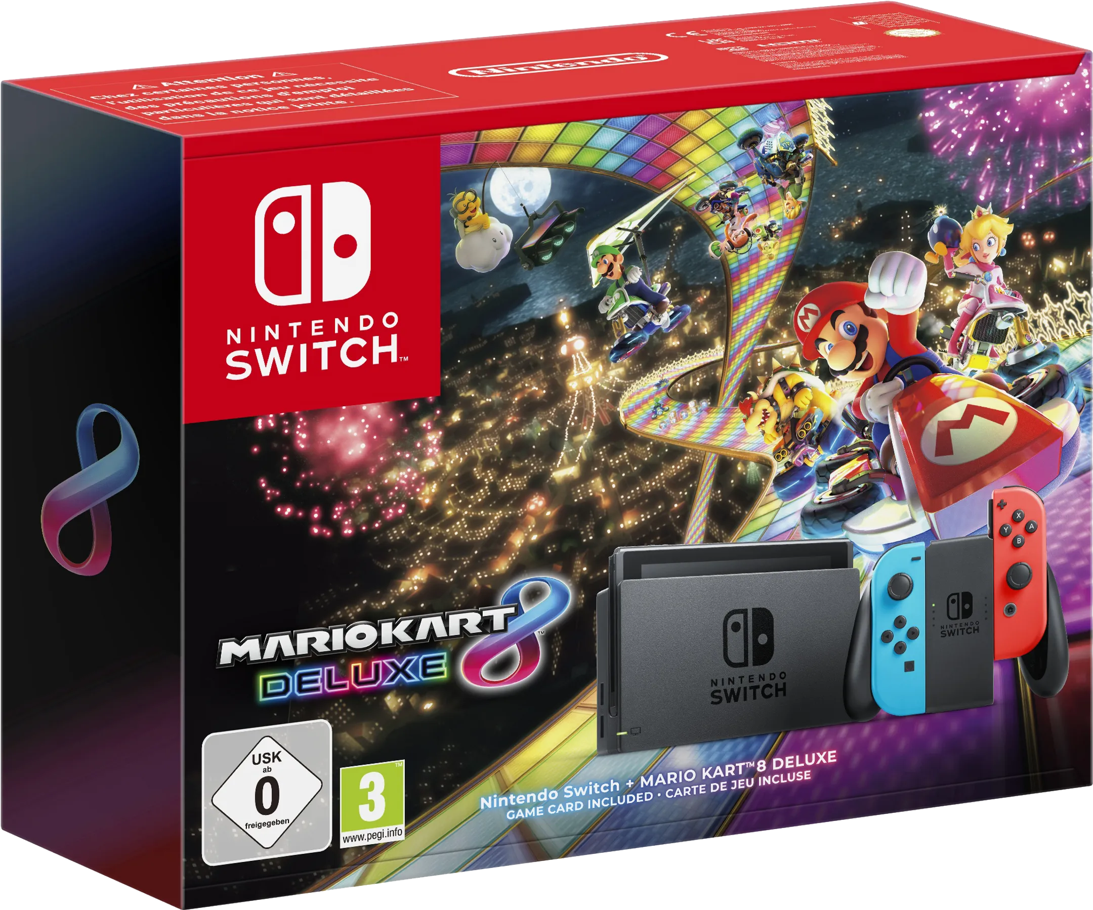 Switch - Spelconsole + Mario Kart 8 Deluxe game bundel