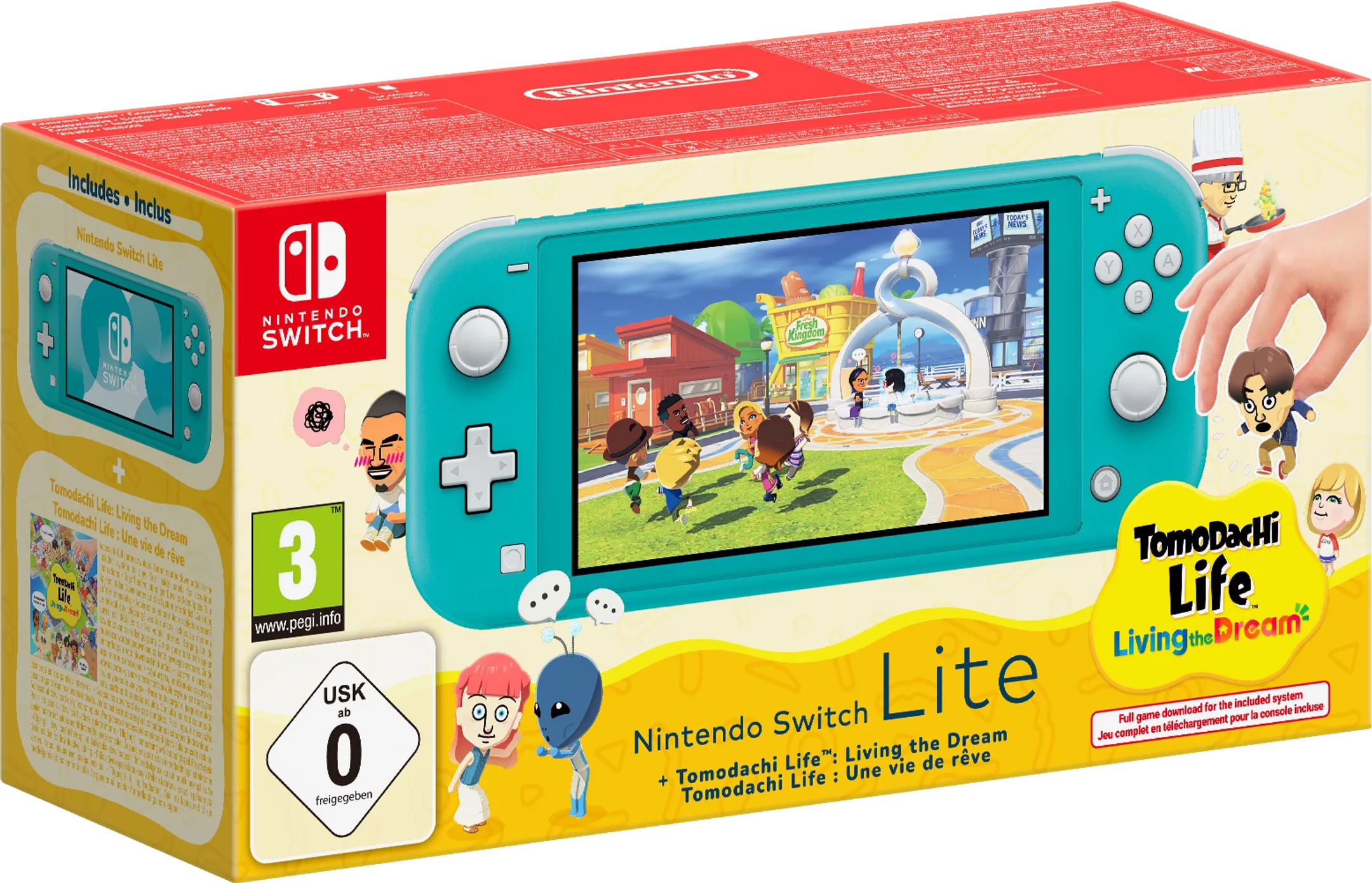 Switch Lite + Tomodachi Life: Living the Dream