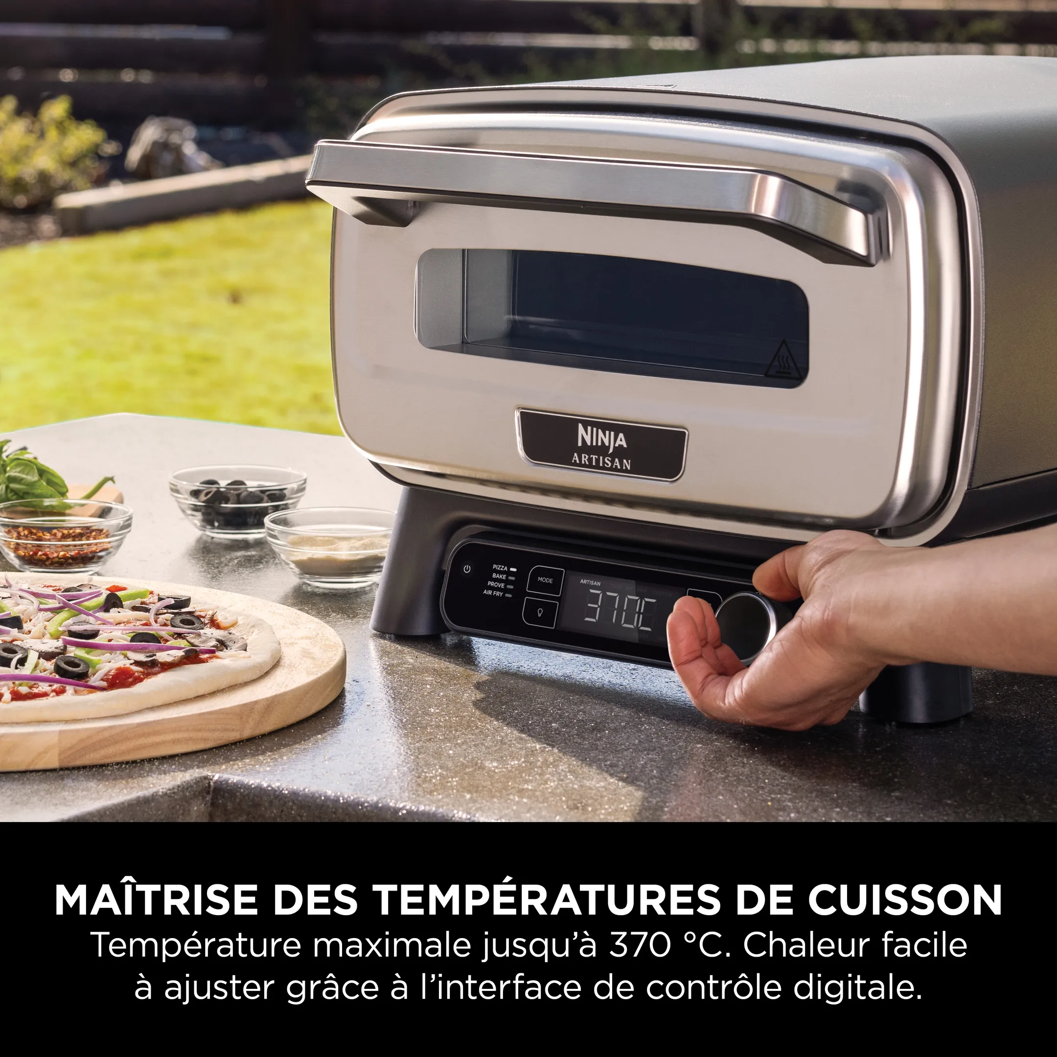 Four à Pizza Électrique Extérieur et Airfryer MO201EU