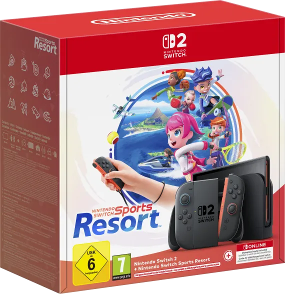 Switch 2 Sports Resort Bundel - Spelconsole en Sports Resort game
