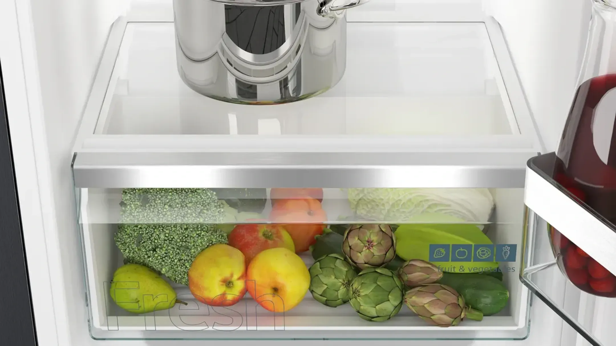 Frigo encastrable KI42L2FE0 iQ300 Supercooling 122 cm