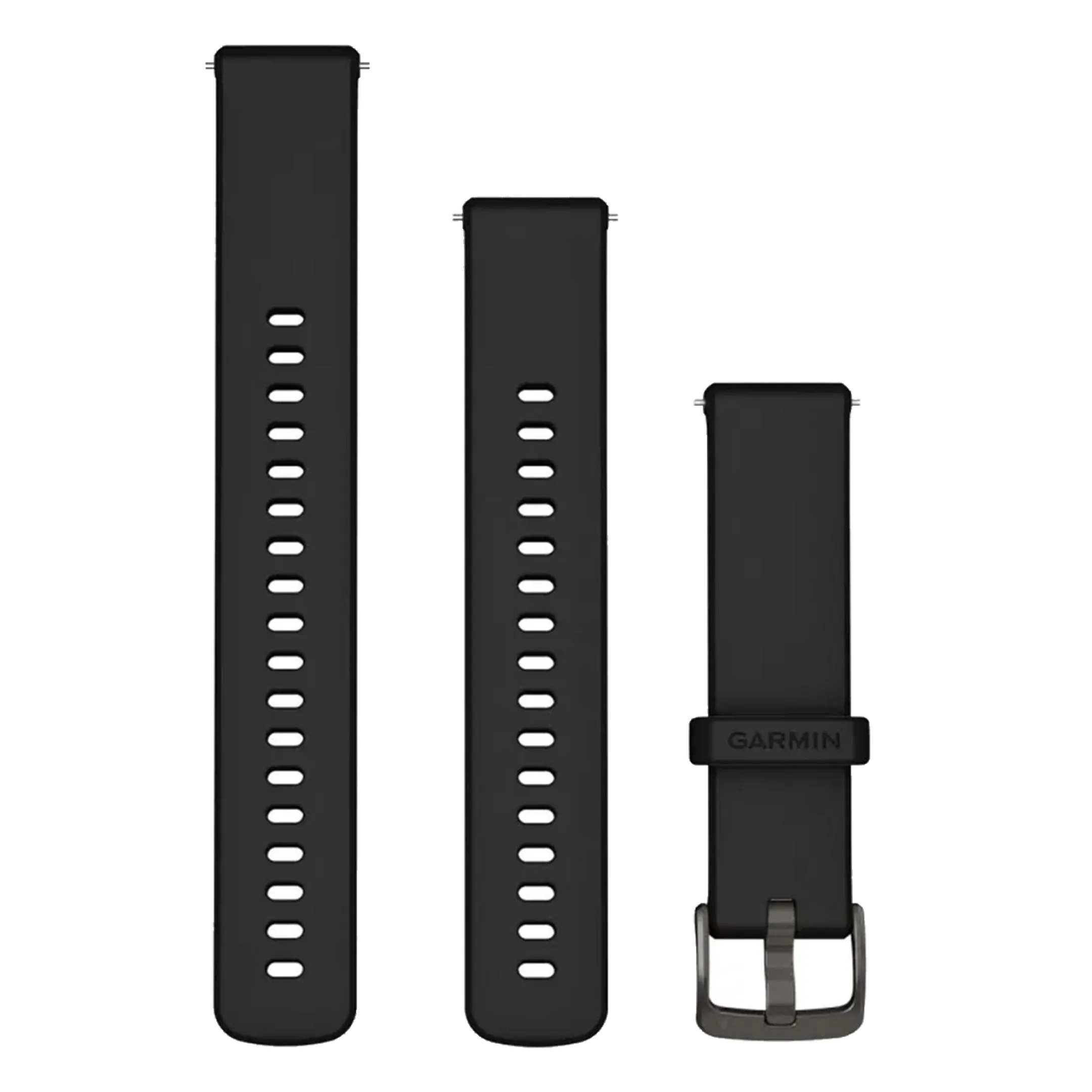 Quick Release 20 mm - Bracelet en silicone - Noir