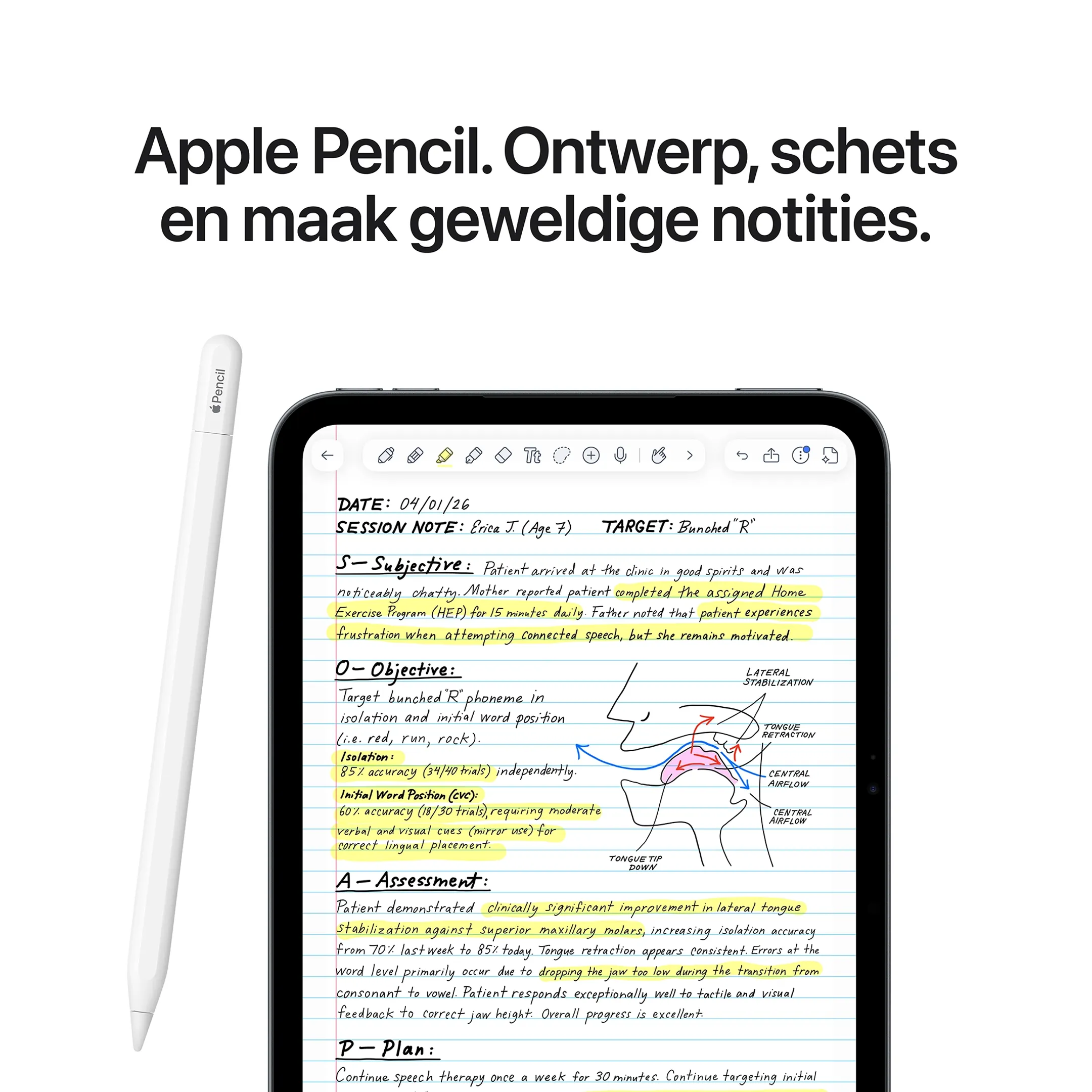 iPad mini (2026) - wifi 256GB - Midnight met nano-texture glas